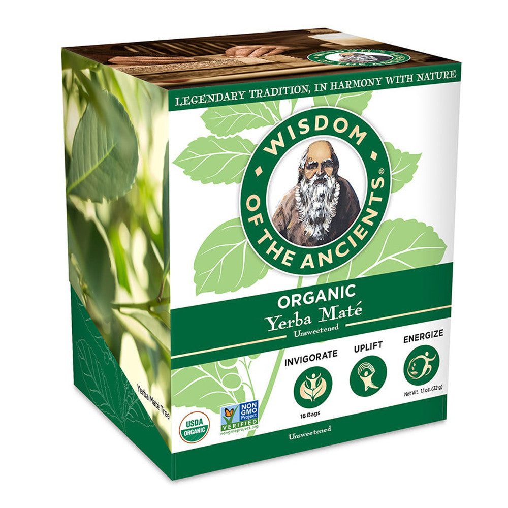 Wisdom Natural Of The Ancients Organic Yerba Mate Tea, 16 Ea